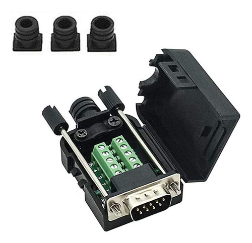 Yiovvom Conector Db9 Rs232 D-sub Adaptador Serie Macho Adapt