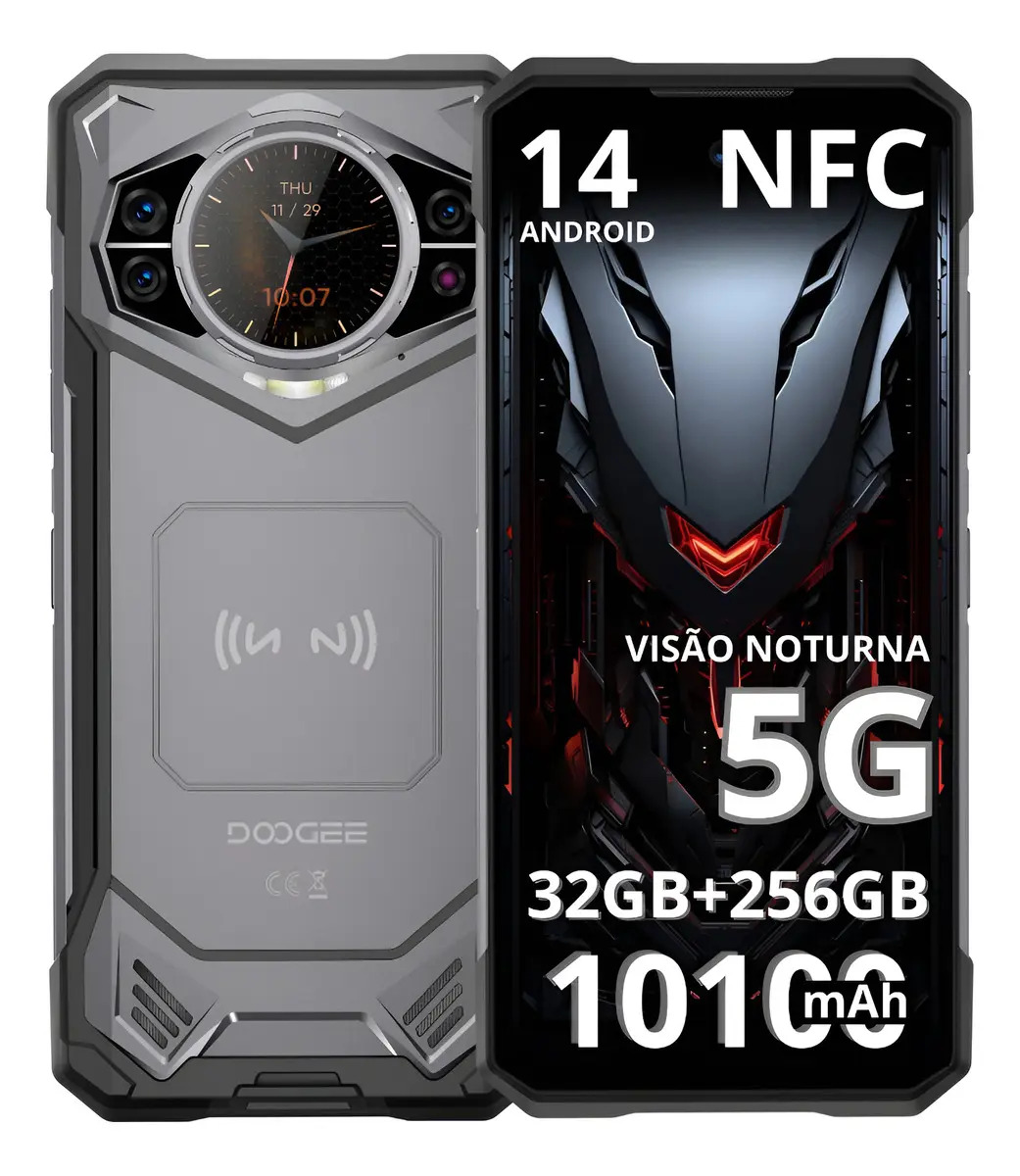 Cat S61 - Doogee. S200 Robusto 256gb 32gb 10100mah Nfc Dual Cinza