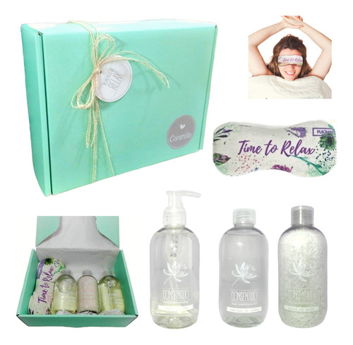 Set Kit Caja Regalo Gift Box Spa Jazmín Aroma Zen N29 Relax