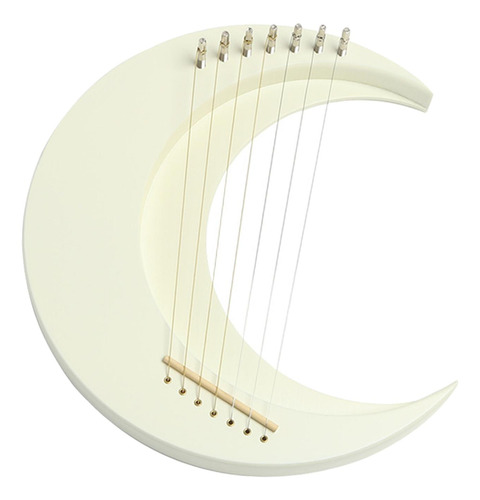 Arpa De Lira De 7 Cuerdas, Instrumento De Cuerda De Madera
