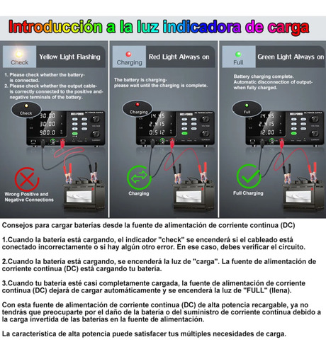 Fuente De Alimentación Regulable Con Almacenamiento15v30a