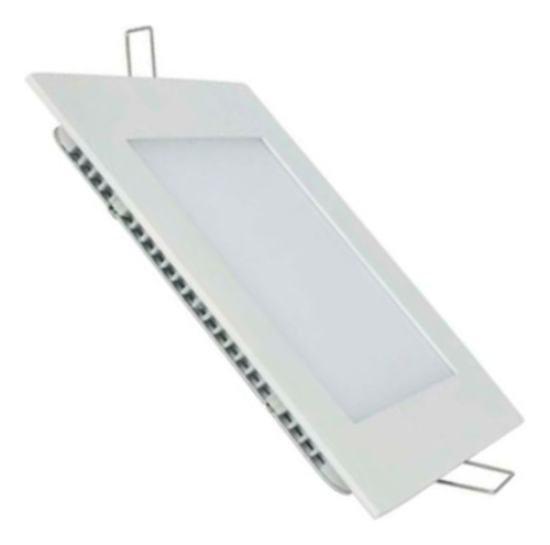 Plafón Cuadrado Led Embutir 24w - Luz Fría