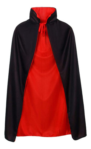 Cusfull Vampire Dracula Devil Cloak Cape Medieval Reversible