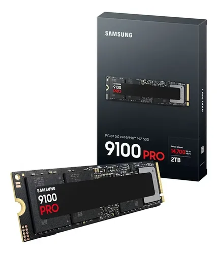 Ssd Samsung 9100 Pro 2tb Mz-vap2t0b/am Pcie 5.0 X4 M.2 2280
