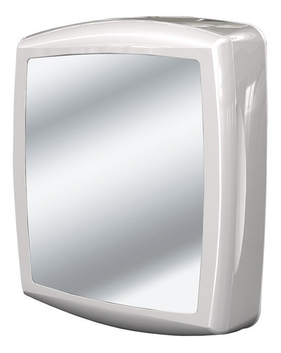 Brasil 43x36x10 Armário de banheiro de PVC com espelho Mulata® Furniture Color White