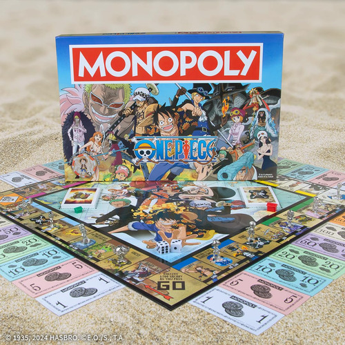 Juego De Mesa Monopoly: Edición One Piece Con 9 Fichas En Mi