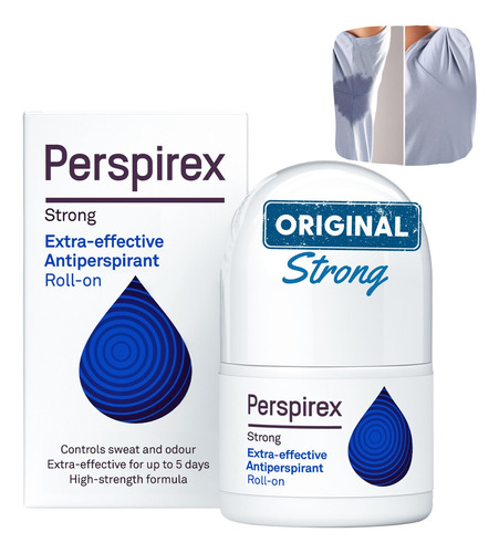 Desodorante Antitranspirante Roll On Perspirex Unissex 20 Ml