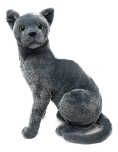 Gato De Peluche Azul Ruso Gris Viahart Rae 12 Pulgadas