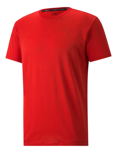 Playera Puma Hombre Merchants Active Tee Rojo Entrenamiento