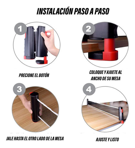 Juego De Ping Pong Todo En Uno, Incluye Red De Ping Pong
