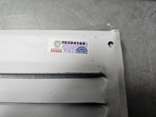 Pack 2 Rejilla Para Ventilación De Gas 17x17 Aprobada Blanco