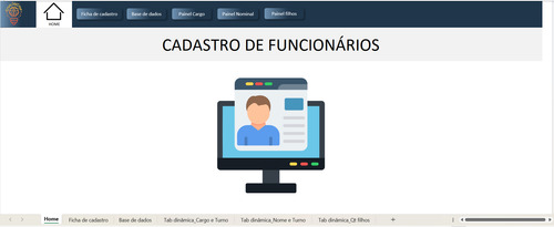 Planilha Cadastro De Funcionários