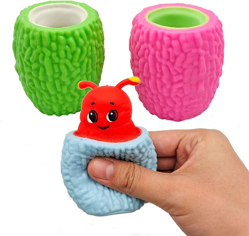 Gusanito Que Sale Del Hoyo Squishy Apretar Stress Ansiedad 