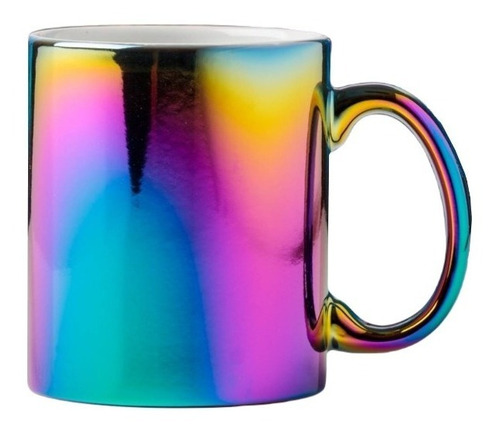 Taza Personalizada O Jarro Tornasolada Multicolor No Micro