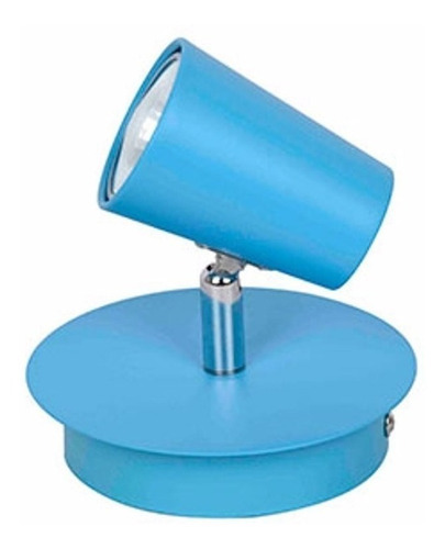 Imagen 1 de 1 de Aplique Luz Pared Velador C/ Interruptor Sonata Colores Color Celeste
