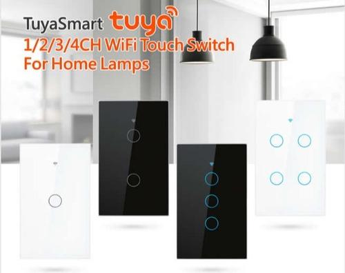 Imagen 7 de 7 de Interruptor Inteligente Touch Wifi + Rf 2 Botones Smart