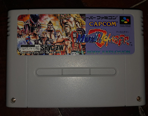 Juego Muscle Bomber Para Super Famicom (orig/jap) Completo (Usado)