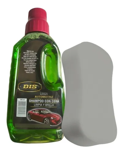 Shampoo Con Cera Super Brillo Esponja + Aditivo