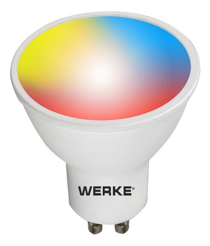 Lámpara Led Dicroica 5w Gu-10 Inteligente Smart Rgb Wi-fi Color De La Luz Smart Rgb Gu-10