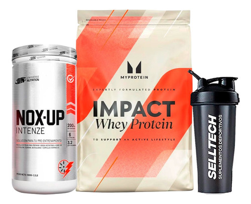 Pack Impact Whey 1kg Chocolate + Nox Up 1kg Fruit Punch