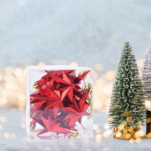 12 Adornos De Estrellas Para Navidad, Manualidades, Adornos