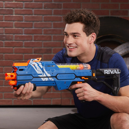 Lanzador Hypnos Xix-1200 Nerf Rival Color Azul