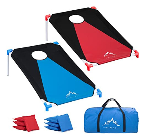 Juego De Cornhole Portátil Marco De Pvc 8 Bolsas De 