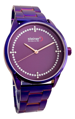 Reloj Steiner Análogo Extensible Acero Inoxidable 3atm Dama