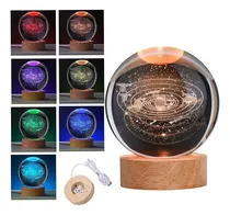 Comprar 3d Lampara De Noche Led Bola De Cristal Led Luz De Noche