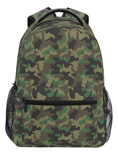 Mochila Escolar De Camuflaje Militar Para Niños, Mochi...