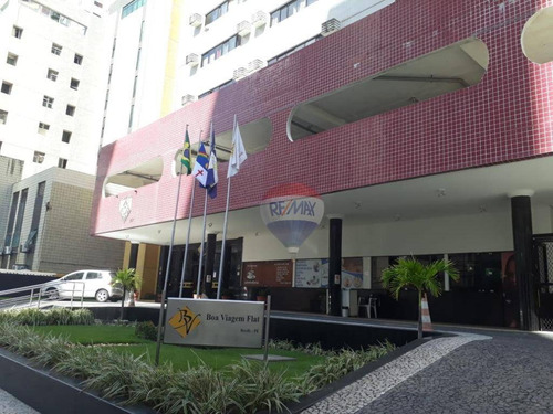 Imagem 22 de 24 de Flat Para Alugar Em Boaviagem, Mobiliado, 1 Quarto, 1 Vaga, A Poucos Metros Do Mar. - Fl0182