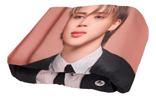 Cobertor Matrimonial Bts Army Jungkook Bangtan Boys Suave Liso Jimin Naranja