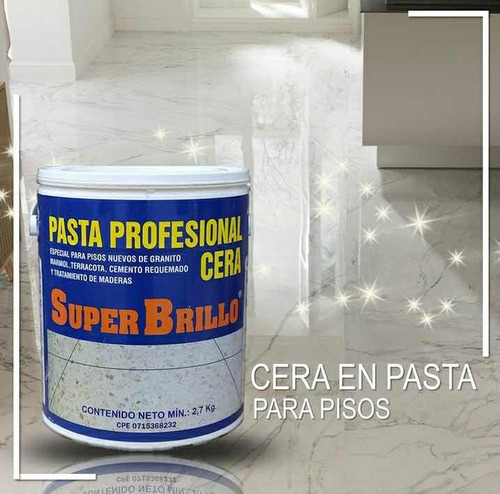 Cera En Pasta Súper Brillo 1/4 De Galon 