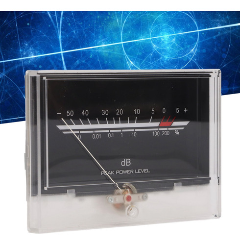 Medidor Vu Meter Led Con Retroiluminación Blanca Y Potencia