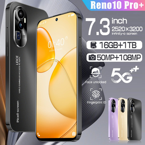 Smartphone Android Barato Reno10 Pro 7.3 16 Gb+1 Tb+tf128 Gb