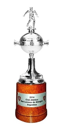 Copa Libertadores Replica San Lorenzo Campeon Trofeo 2014 !