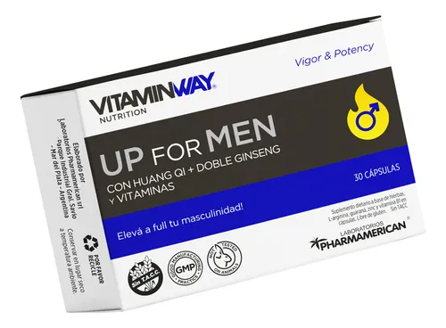 Vitamin Way Kit X2 Up For Men Aumenta Vigor Potencia X30 3c
