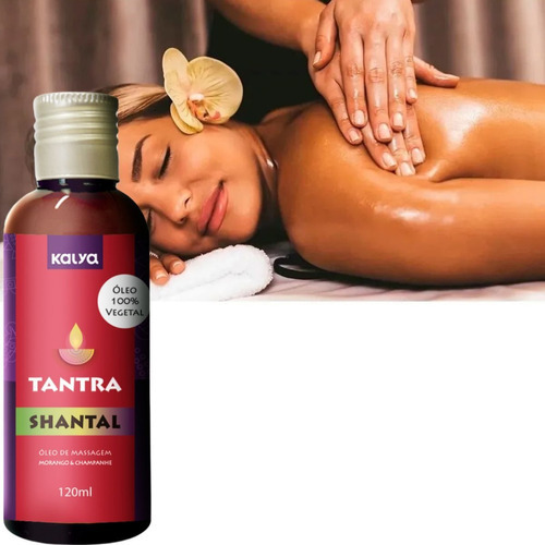 Kit Óleo De Massagem Corporal E Espuma E Sal Banho Morango