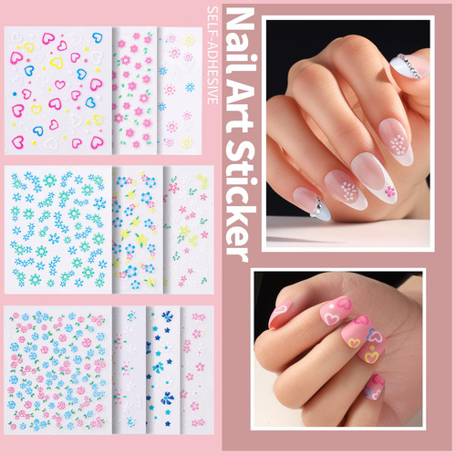 Juego De Pinceles De Uñas Fandamei Kit De Diseño Y Arte Color