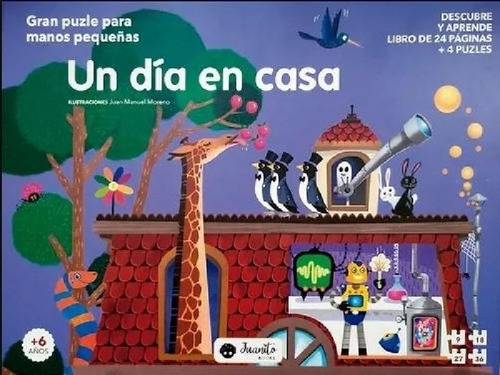 Libro - Un Día En Casa Gran Puzle Para Manos Pequeñas, De J