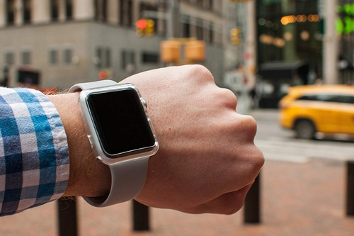 Imagen 6 de 7 de Forro Bumper Transparente Case Para Apple Watch iPhone 38mm