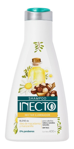 Shampoo Inecto Nectar Iluminador X 400ml Rubios Y Castaños