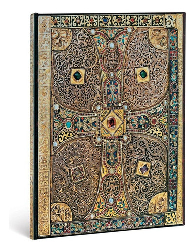 Caderno Paperblanks 18x13cm Pautado Lindau Gospels 10159