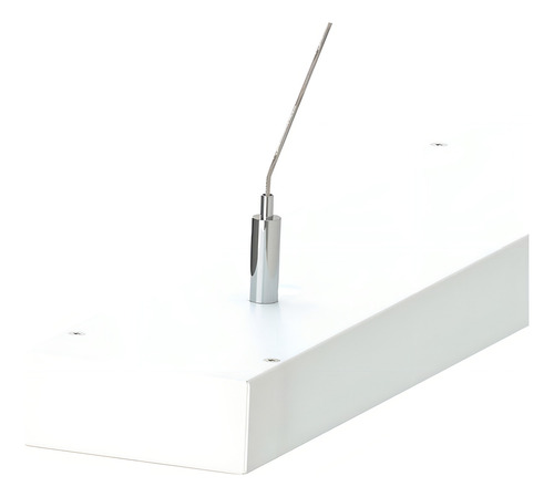Kit Pendente Para Luminaria Compact Linear Save Energy Cor Branco 110v / 220v (dupla Voltagem)