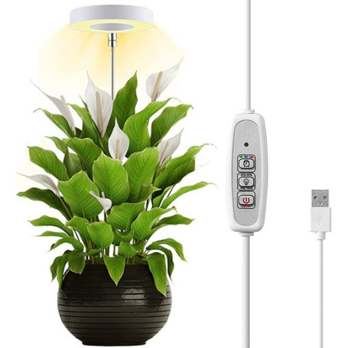 . Led Grow Light For Plantas De Interior, Temporizador