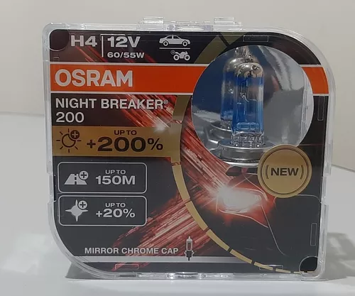 Ampolletas H4 Osram Night Breaker 200® Alemanas