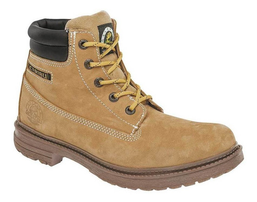 Botin Urbano  De Caribu Para Hombre Amarillo 779 T6