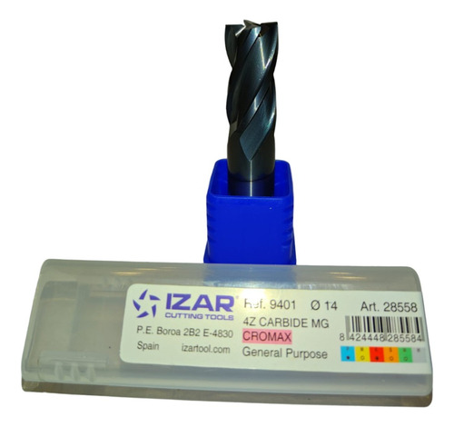 Cortador De Carburo Izar Ref 9401 14mm 4 Filos