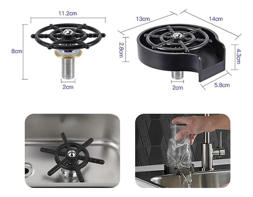 Lavavajillas Compacto Para Vasos Copas Con Enjuague Profundo
