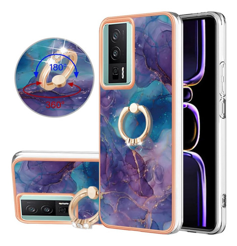 Funda Slim Ring Con Función Atril Para Xiaomi Poco F5 Pro/re